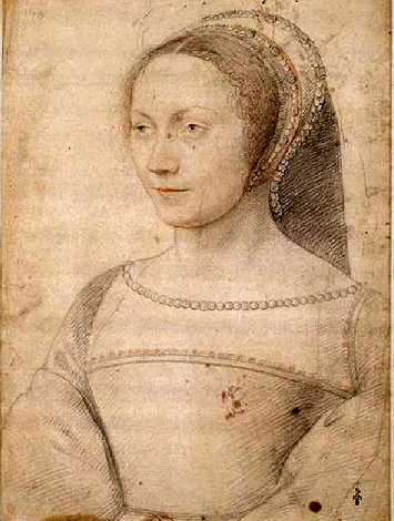 Anne de Pisseleu-par Jean Clouet-musée Condé Chantilly